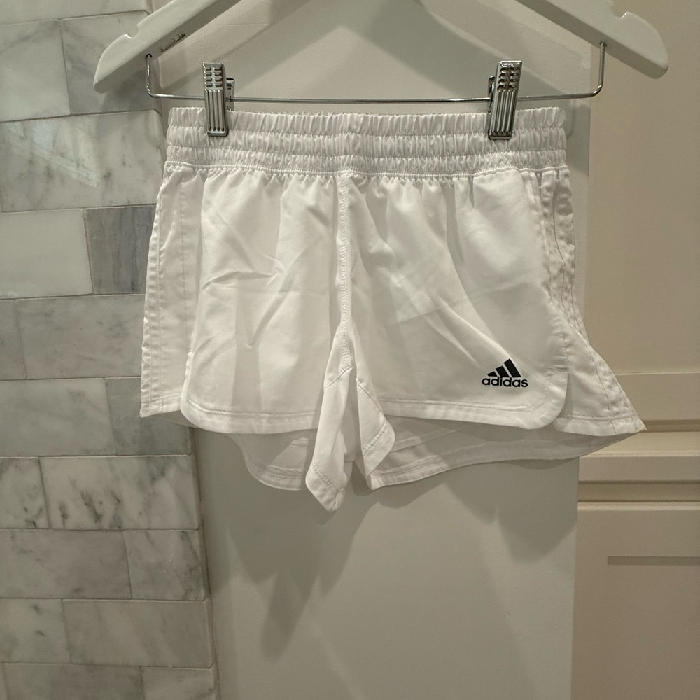 Adidas Women's White Athletic Shorts